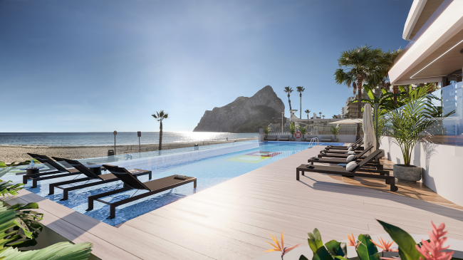 Apartment in the first line from the sea and beach | 545.000 €